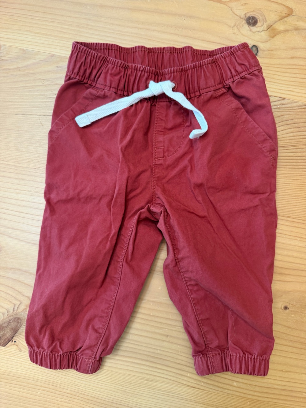 Baby Gap Red Drawstring Jogger Pants